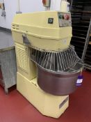 Esmach Floor Standing Spiral Dough Mixer 3PH - seen working