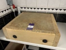 Butchers Chopping Block 600 x 600 x 170mm