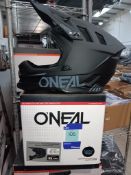 O'Neal Blade Polyacrylite Helmet, Solid Black (Adult XL), Boxed