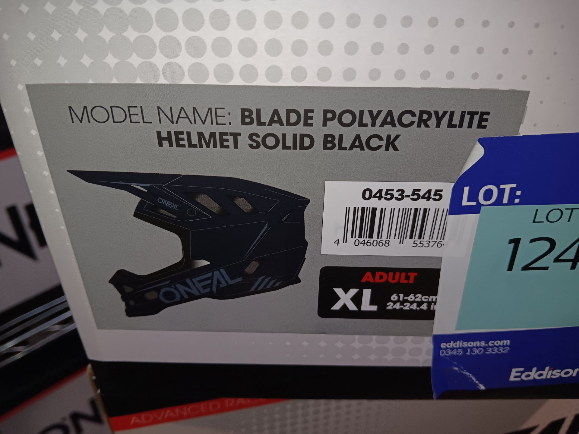O'Neal Blade Polyacrylite Helmet, Solid Black (Adult XL), Boxed - Image 2 of 2