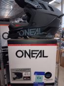 O'Neal Blade Polyacrylite Helmet, Solid Black (Adult XL), Boxed