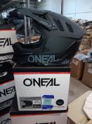 O'Neal Blade Polyacrylite Helmet, Solid Black (Adult XL), Boxed