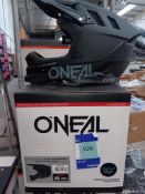 O'Neal Blade Polyacrylite Helmet, Solid Black (Adult XL), Boxed