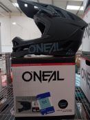 O'Neal Blade Polyacrylite Helmet, Solid Black (Adult XL), Boxed