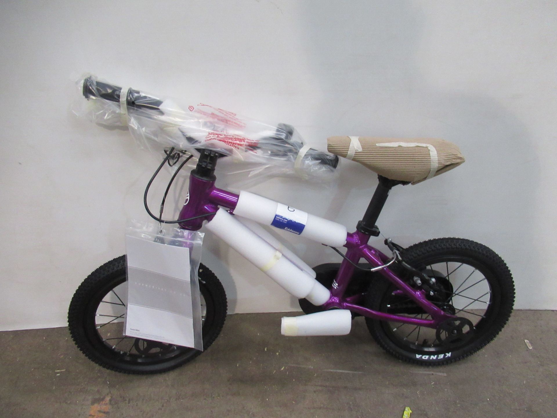 Forme Cubley 14” Purple Kids Pavement Bike, Single Speed - FOR21201 – (Unused)