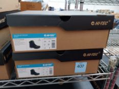 2 x Pairs of Hi-Tec Riva Mid WP Womens Black; Size: 4