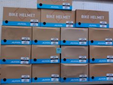 16 x Alpina MTB17 Helmet, 11 x Black, 5 x Nightshade (Size 15 x 58 x 61, and 1 x 54 x 58), Boxed