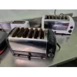 2x Dualit 6 Slice Toasters etc