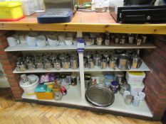 Qty of Assorted Tea/Coffee Crockery and Metalware