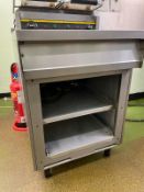 Stainless Steel Stand c/w Storage Cupboard