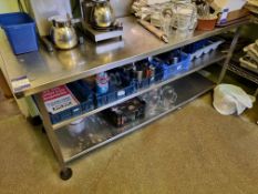 Stainless Steel 3 Tier Prep Table