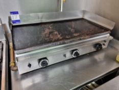 Commercial Stainless Steel 3 Zone Gas Griddle