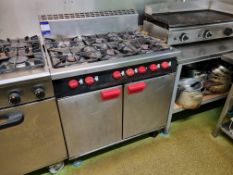 Bartlett Commercial 6 Burner Gas Cooker