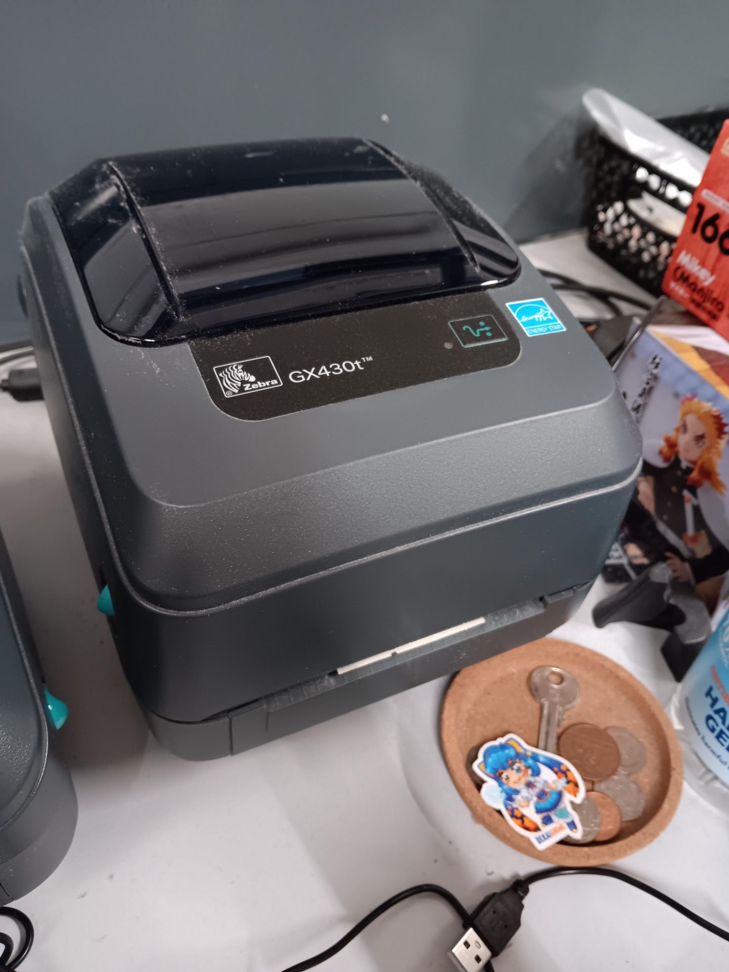 Zebra GX430k label printer - Bild 2 aus 3