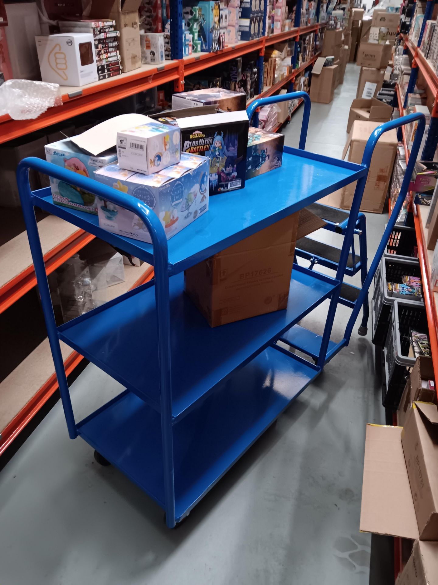 3 Tier picking trolley