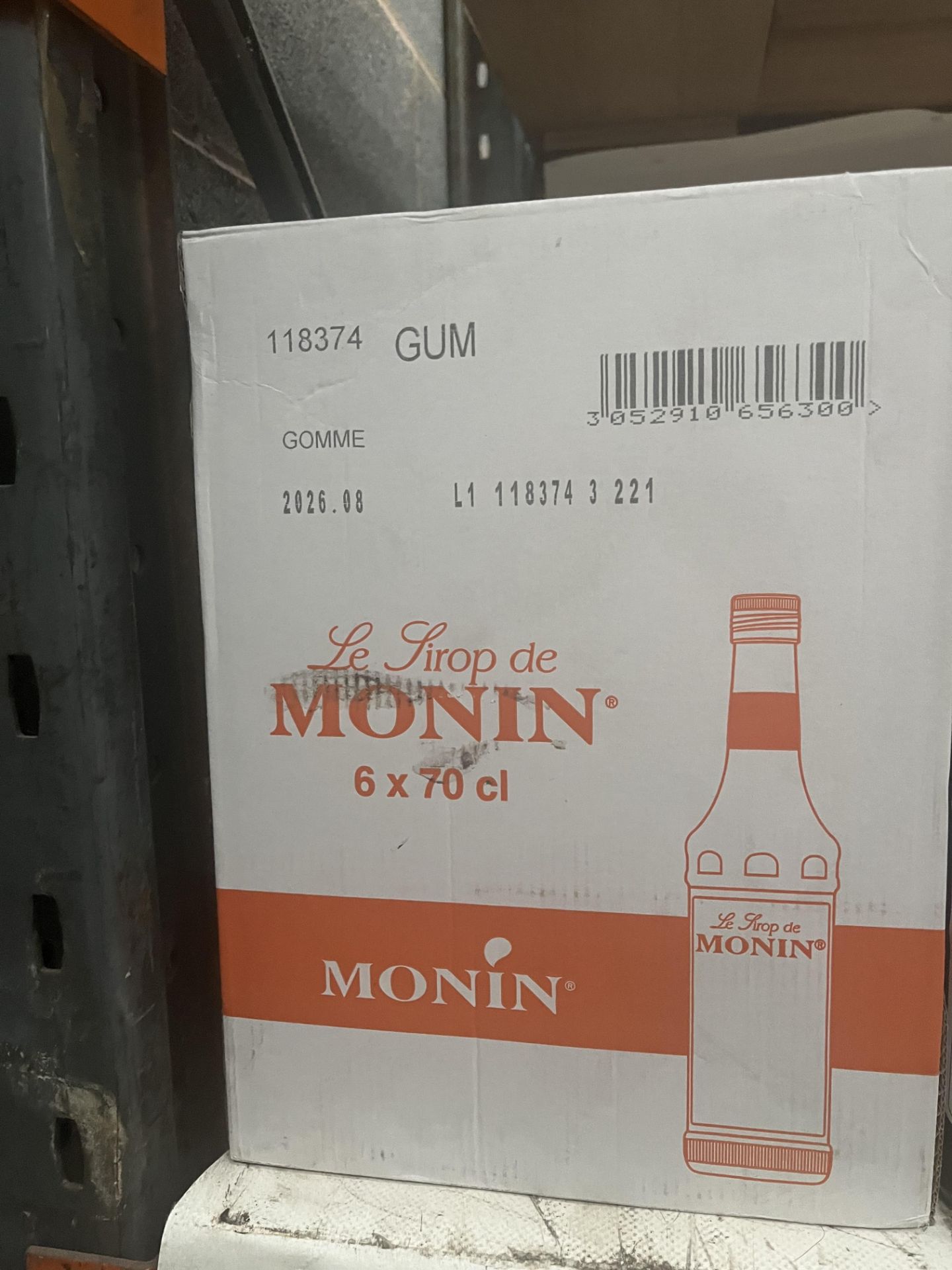 14 x Bottles of Le Sirop de Monin - 9 x 'Gum' and 5 x 'Grenadine' 70cl - Image 2 of 7