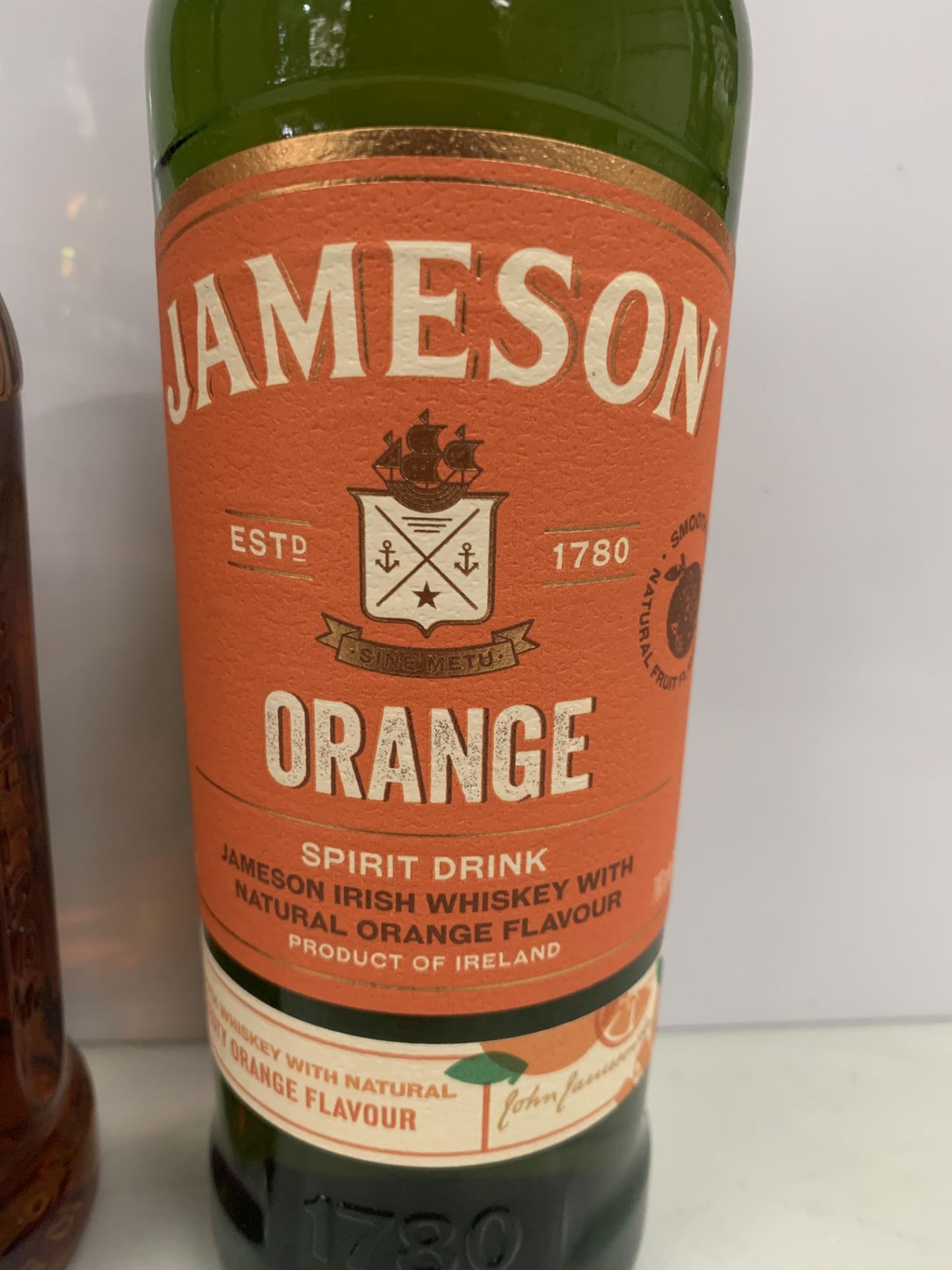 4 x Bottles of Whiskey Including: Bulleit Bourbon 70cl 45%; Jameson Orange Irish Whiskey 70cl 35%; J - Image 8 of 9