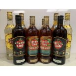 10 x Bottles of Havana Club Rum Including: 2 x Three Year Aged 70cl 40%; 2 x 'Especial' 70cl 40%; 4