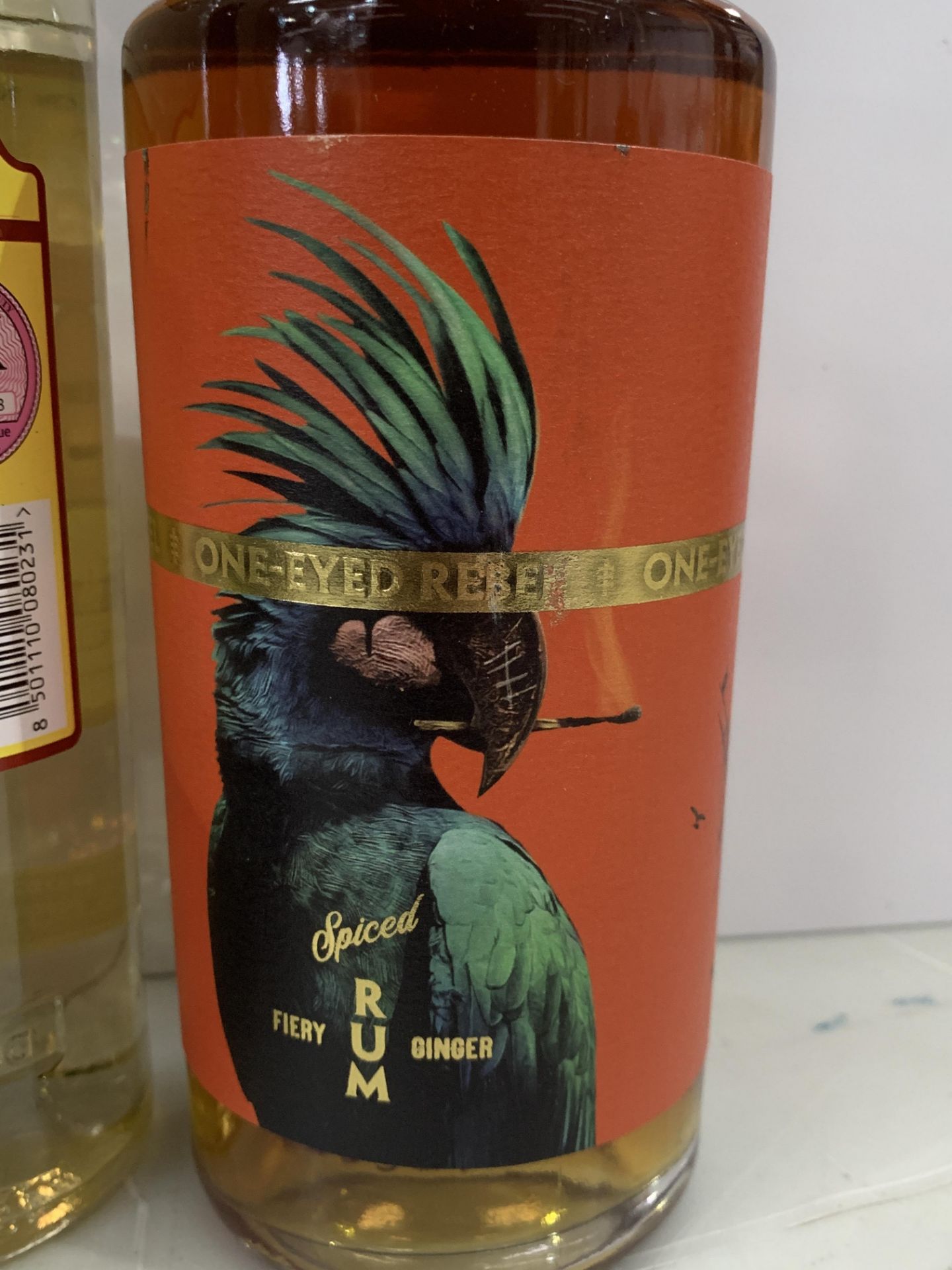 4 x Bottles of Spirits Including: 1 x One-Eyed Rebel Spiced Botanical Rum 70cl 40%; 1 x One-Eyed Reb - Image 8 of 9