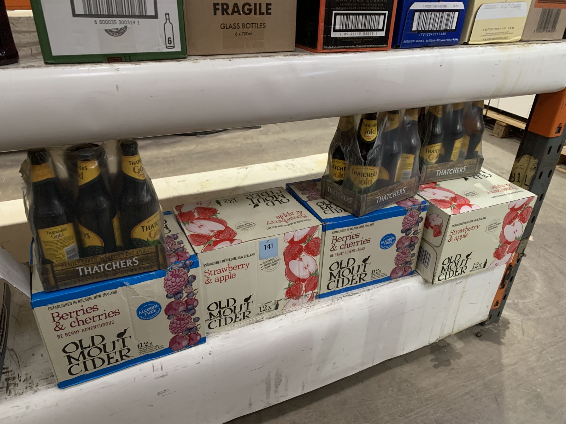 Various Cider Including: 3 x boxes (36 x bottles) of Old Mount Cider Strawberry & Apple; 2 x Boxes (