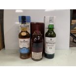 3 x Boxed Bottles of Whiskey Including the Glenlivet Founder's Reserve 70cl 40%; Aberlour 12-Year-Ol