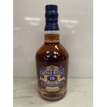 A Bottle of Chivas Regal Eighteen Year Aged Gold Signature Whisky 70cl 40%