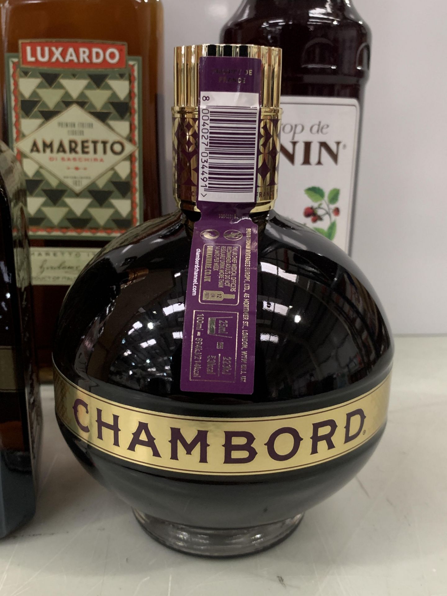 4 x Bottles of Liqueur Including: 1 x Chambord Black Raspberry 70cl 16.5%; 1 x Cointreau L'Unique 70 - Image 2 of 10