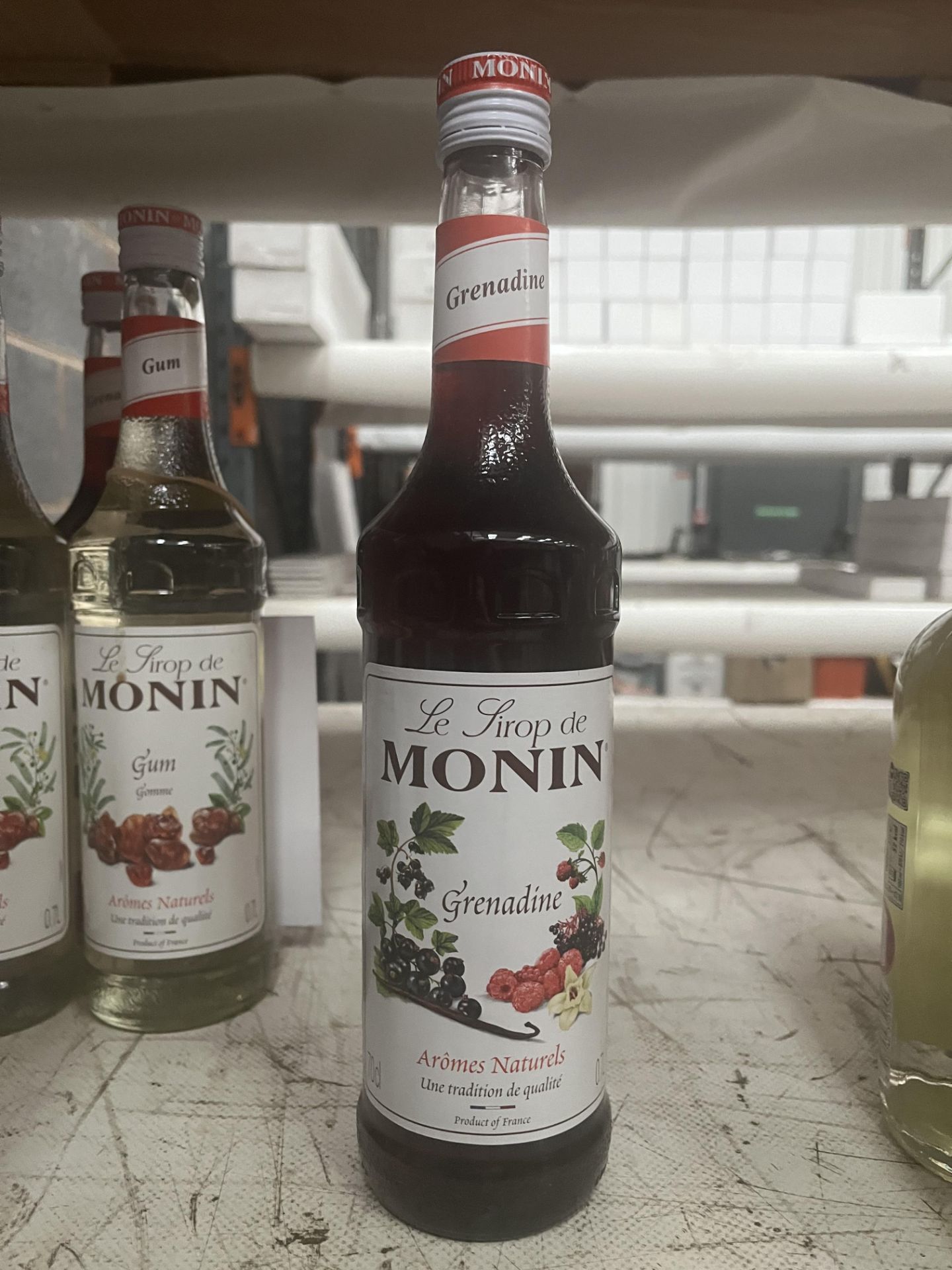 14 x Bottles of Le Sirop de Monin - 9 x 'Gum' and 5 x 'Grenadine' 70cl - Image 3 of 7