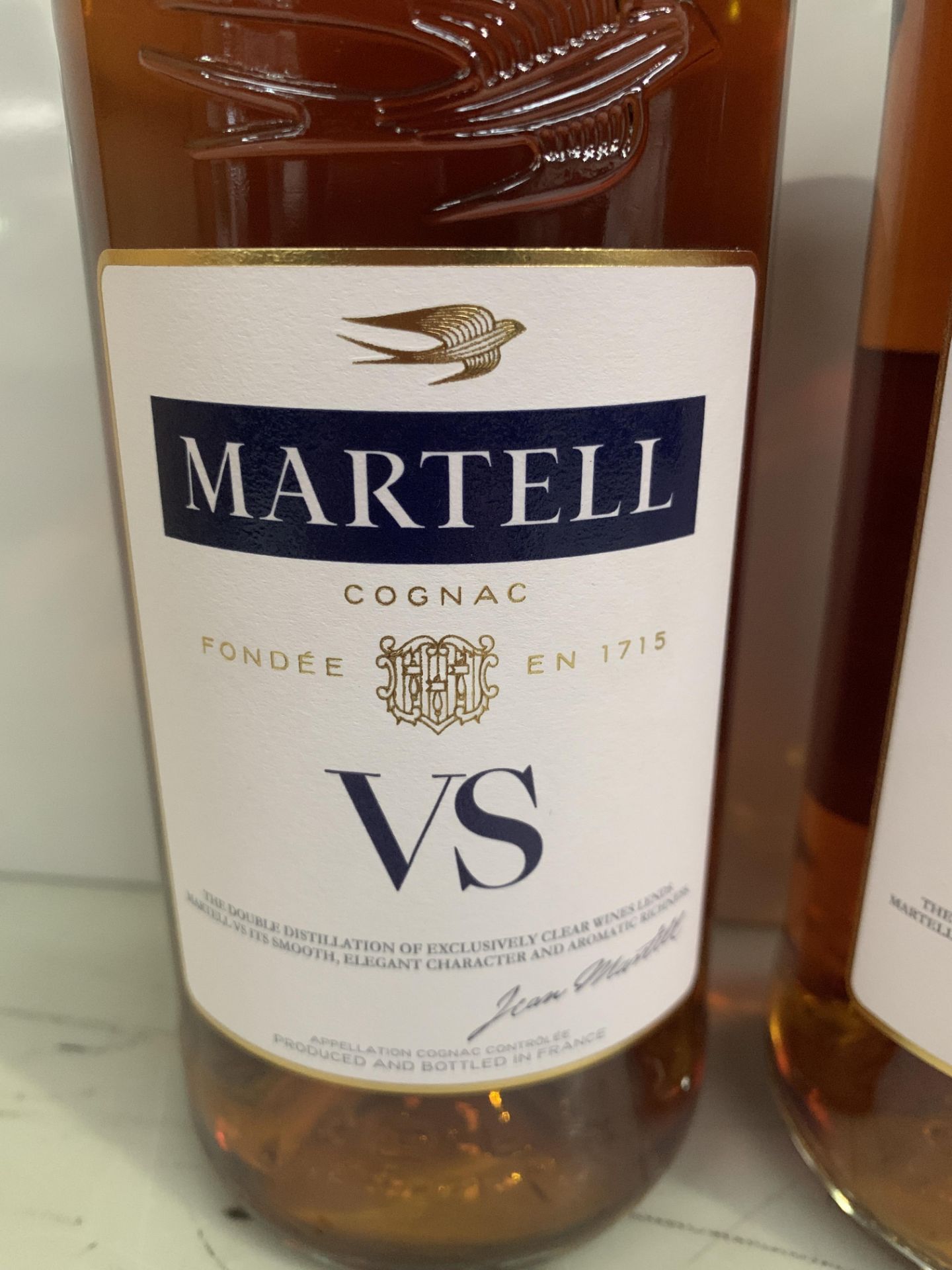 2 x Bottles of Martell VS Cognac 70cl 40% - Image 2 of 3