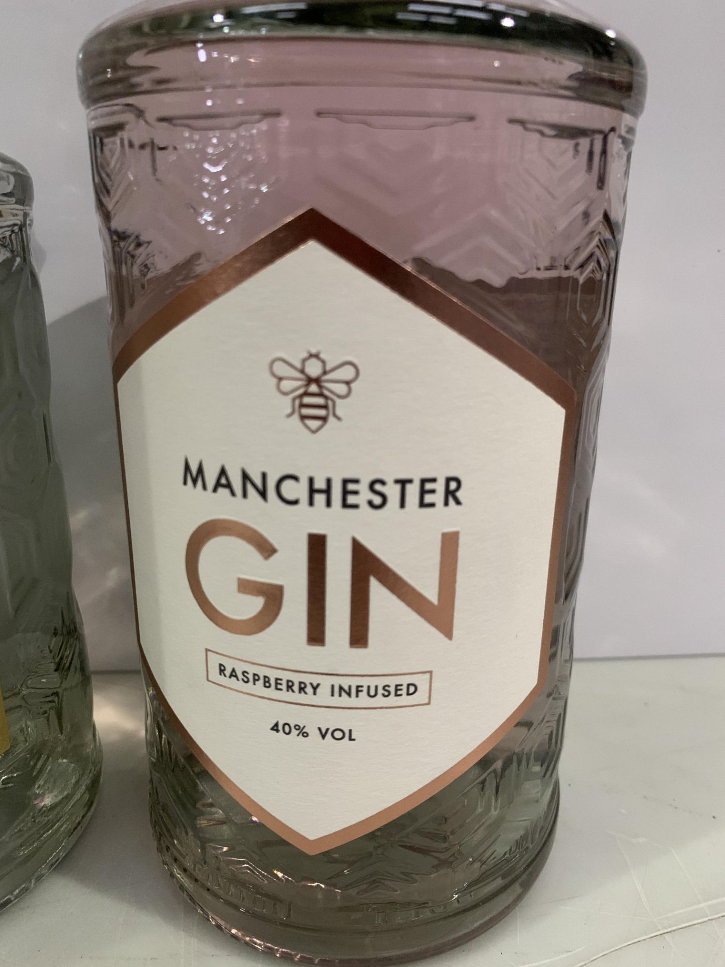 3 x Bottles of Manchester Gin Including; 1 x Raspberry Infused 70cl 40%; 1 x Signature 70cl 42% and - Image 6 of 7