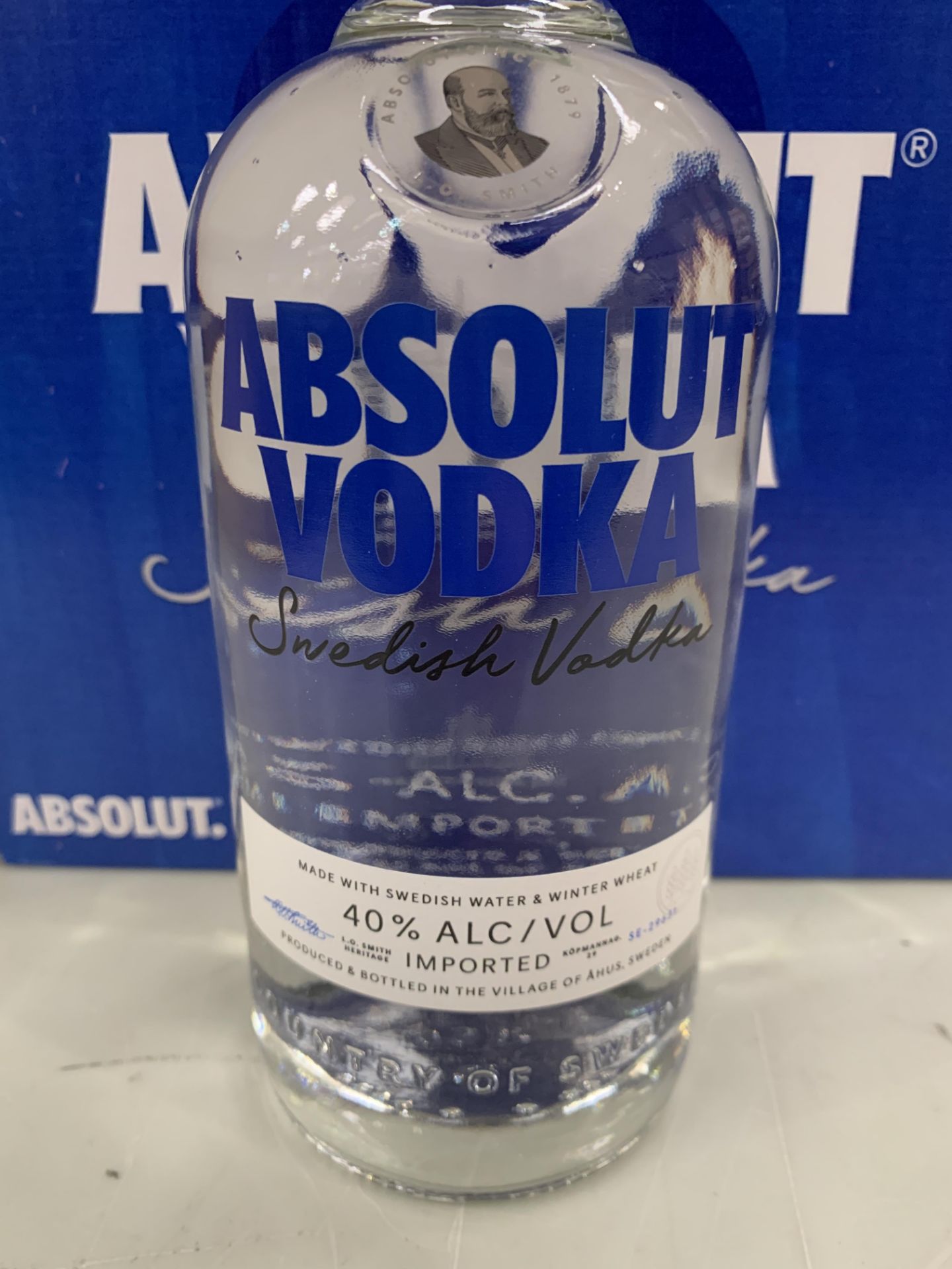 1 x Box (six bottles) of Absolut Vodka 70cl 40% - Image 2 of 3