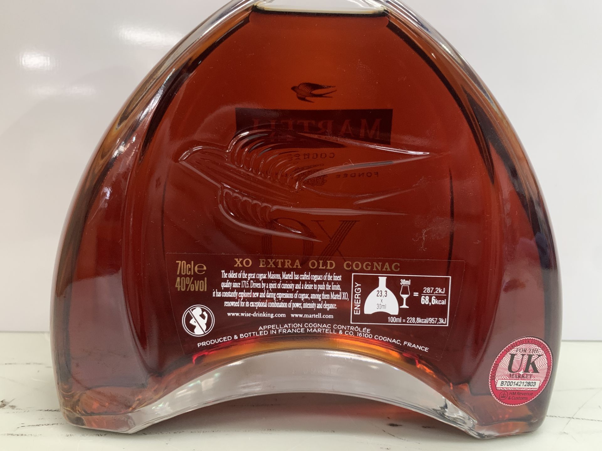 A Bottle of Martell XO Extra Old Cognac 70cl 40% - Image 2 of 3