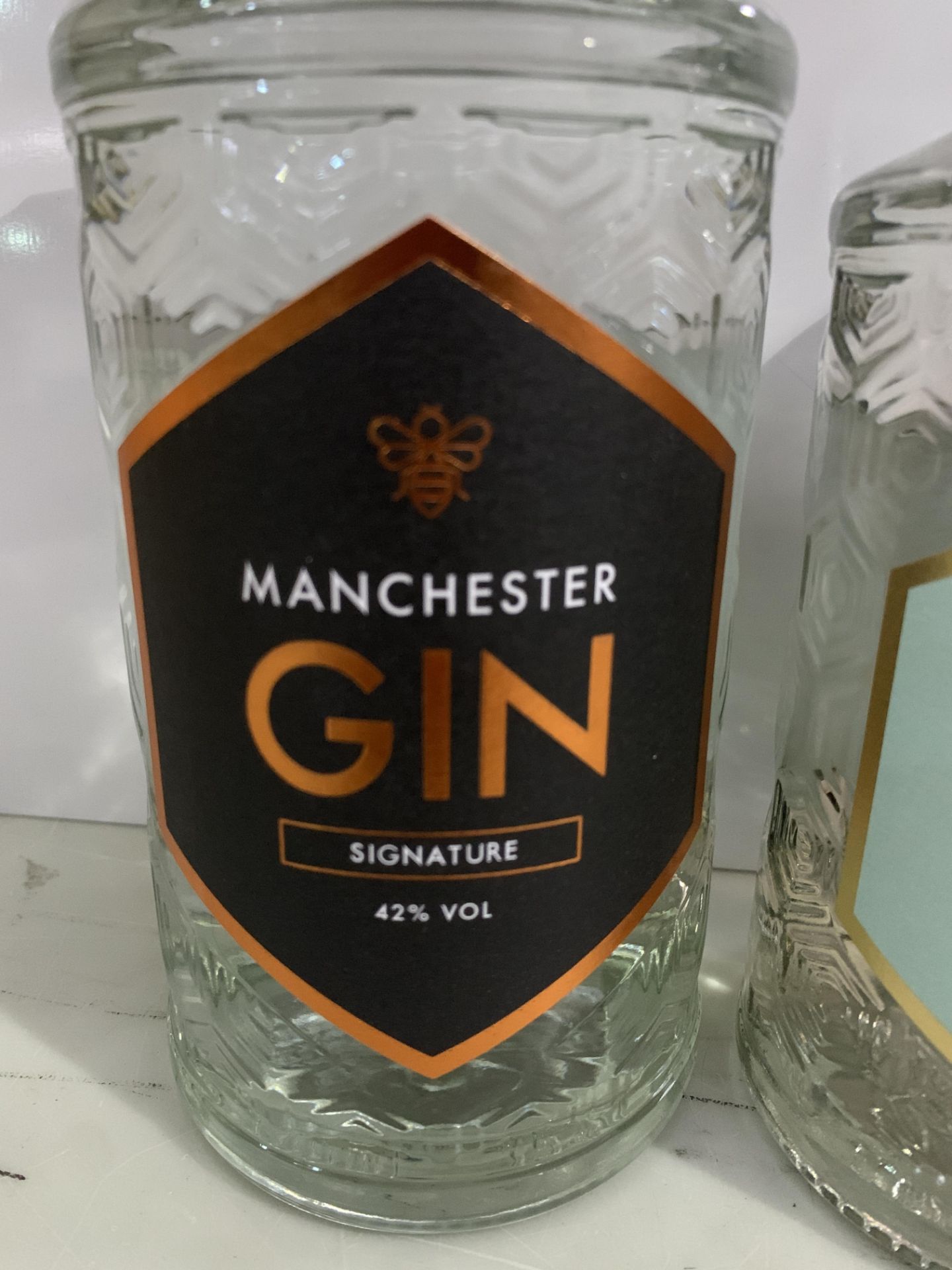 3 x Bottles of Manchester Gin Including; 1 x Raspberry Infused 70cl 40%; 1 x Signature 70cl 42% and - Image 2 of 7