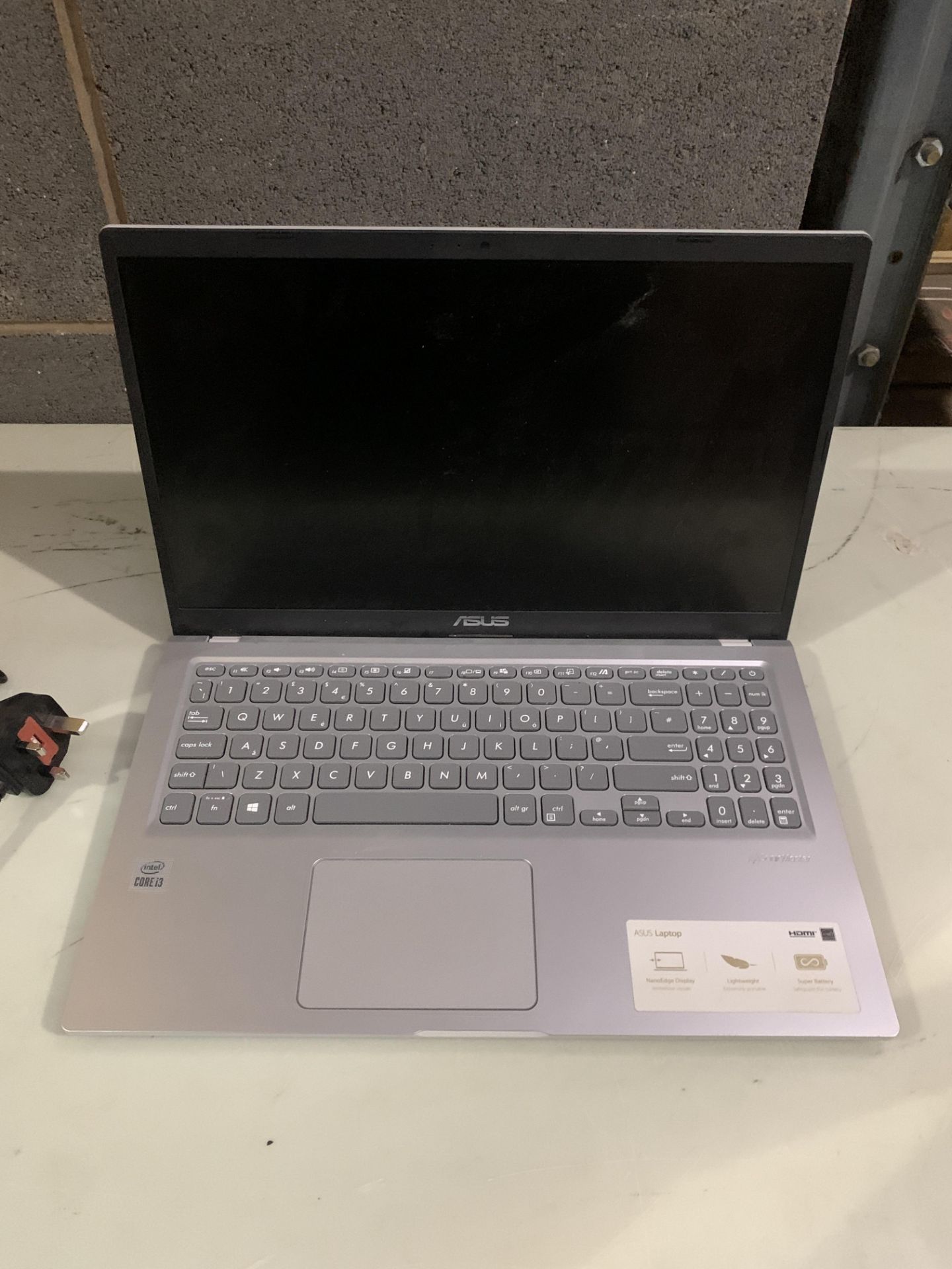 ASUS X515J Notebook with Charger - Hard Drive Removed - Image 3 of 5