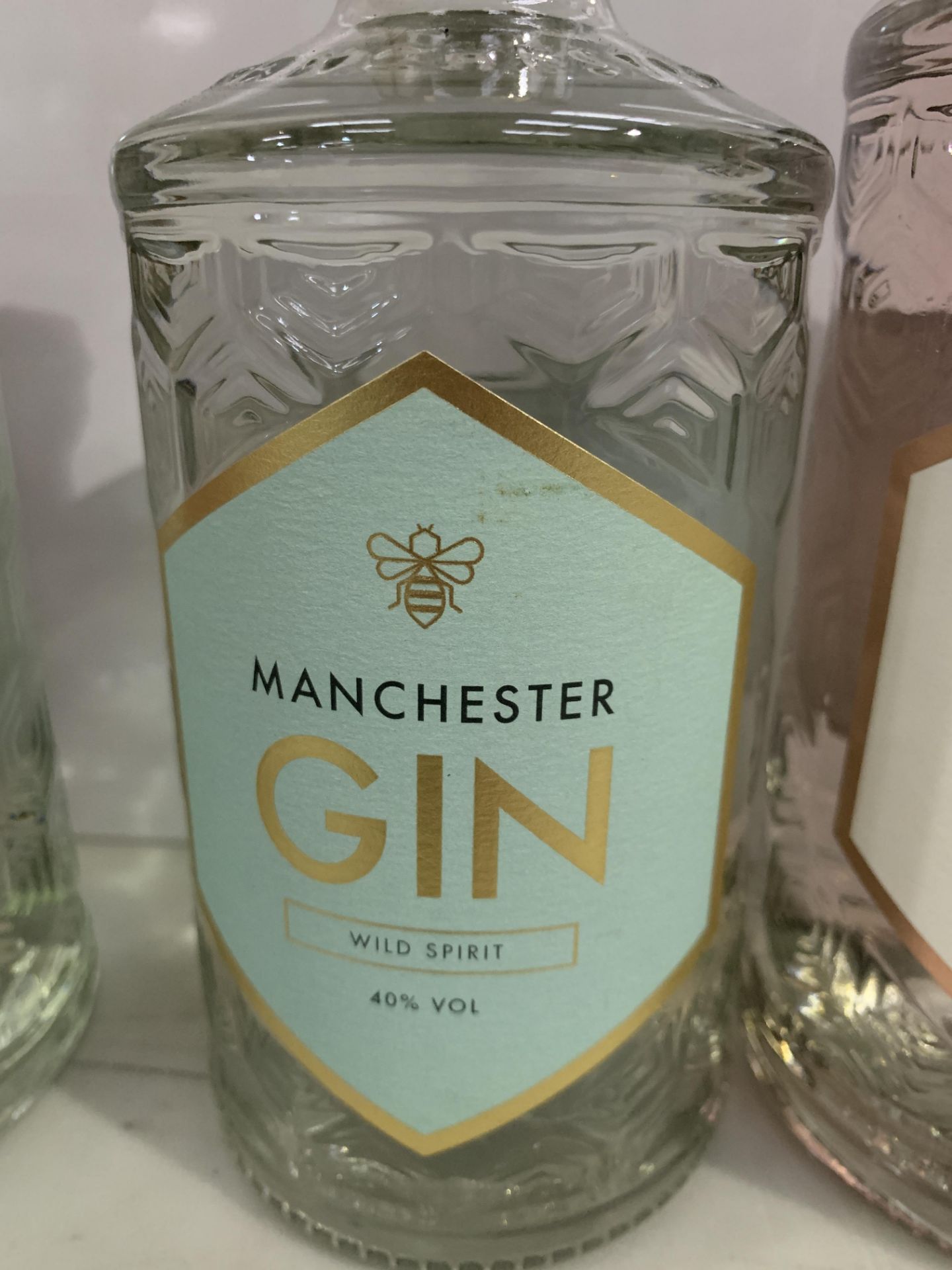 3 x Bottles of Manchester Gin Including; 1 x Raspberry Infused 70cl 40%; 1 x Signature 70cl 42% and - Image 4 of 7