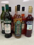 8 x Bottles of Assorted Aperitifs Including: 1 x Forty-Five Radiant Rose Vermouth 70cl 18.2%; 1 x Fo