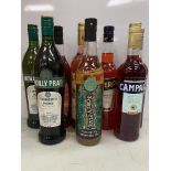 8 x Bottles of Assorted Aperitifs Including: 1 x Forty-Five Radiant Rose Vermouth 70cl 18.2%; 1 x Fo