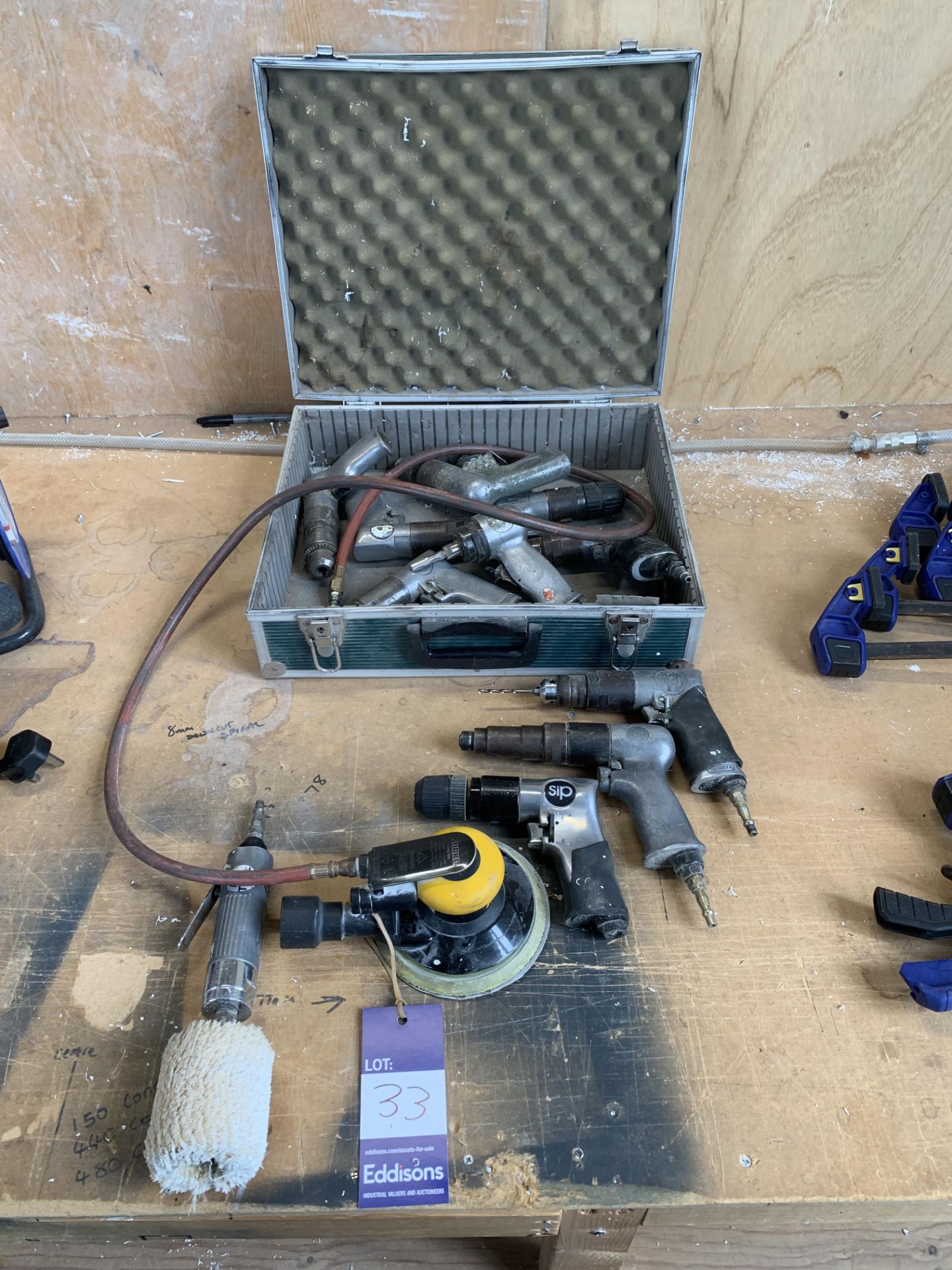 Assorted Pneumatic Hand Tools