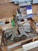 Compound mitre saw and a Guild double ended bench grinder