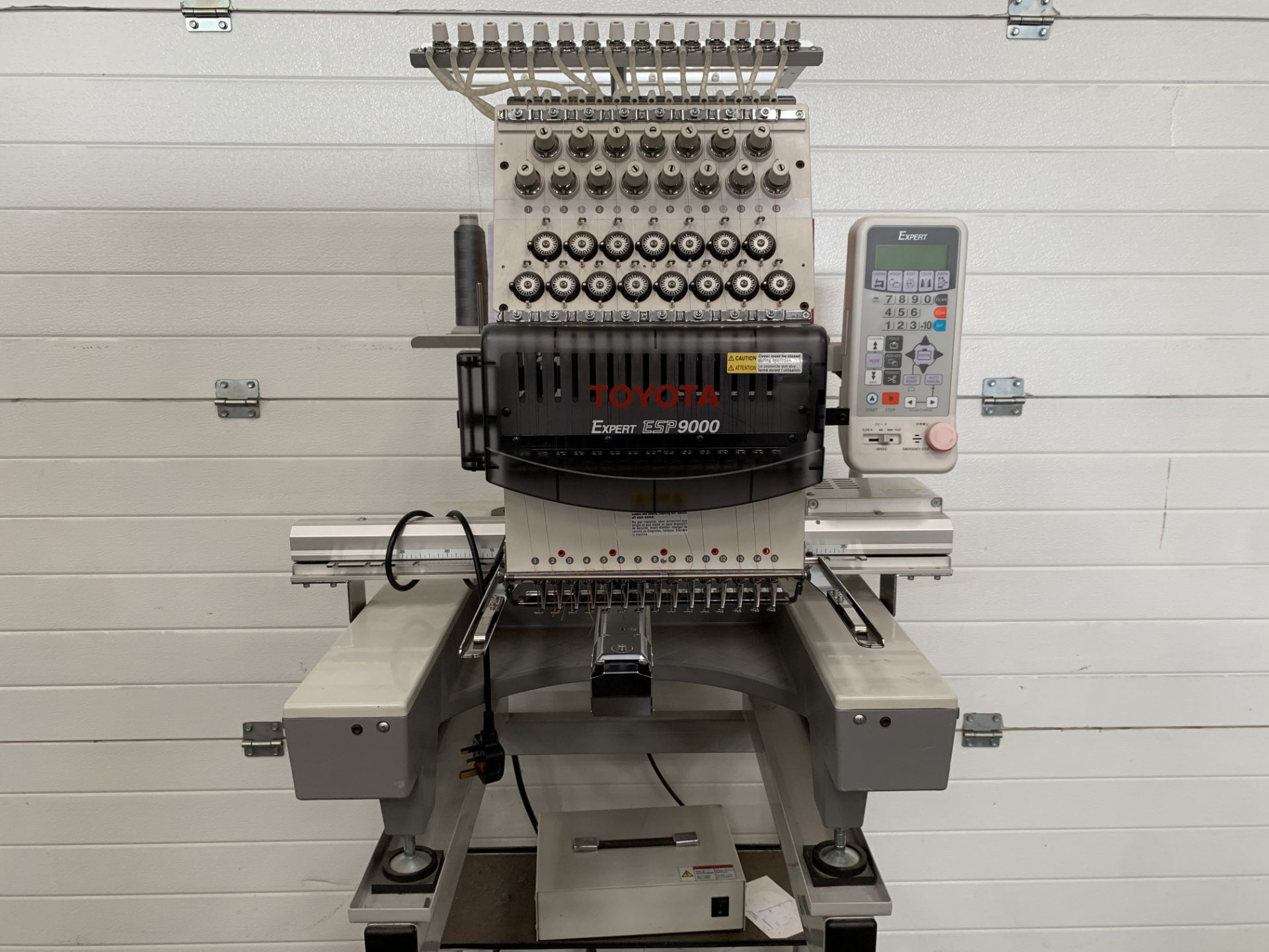 Toyota Expert Single Head Embroidery Machine - Bild 2 aus 12