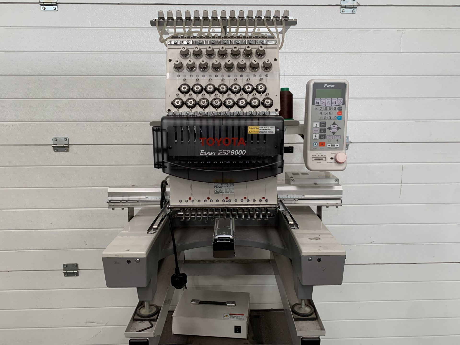 Toyota Expert Single Head Embroidery Machine - Bild 2 aus 12