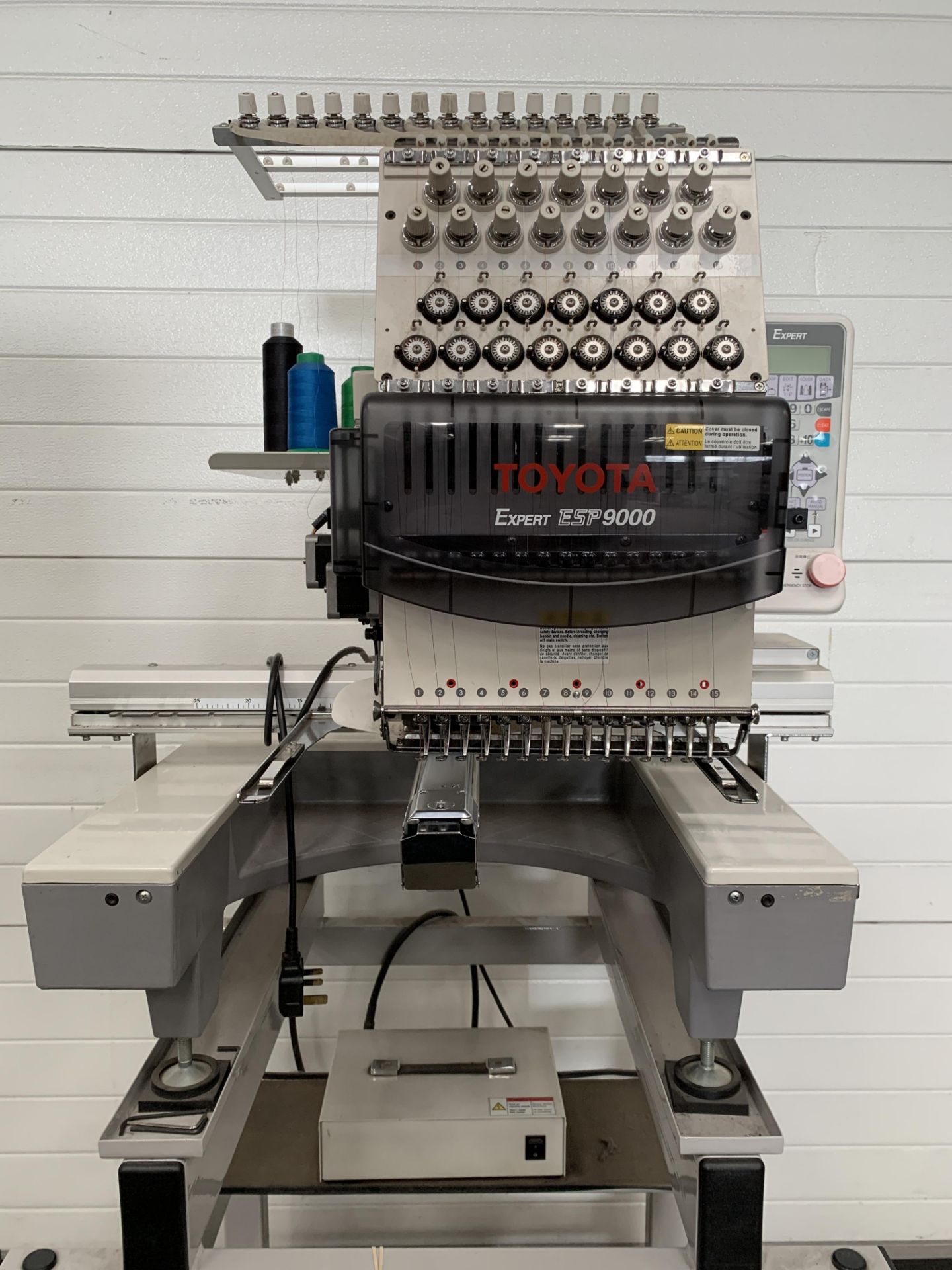 Toyota Expert Single Head Embroidery Machine - Bild 2 aus 12