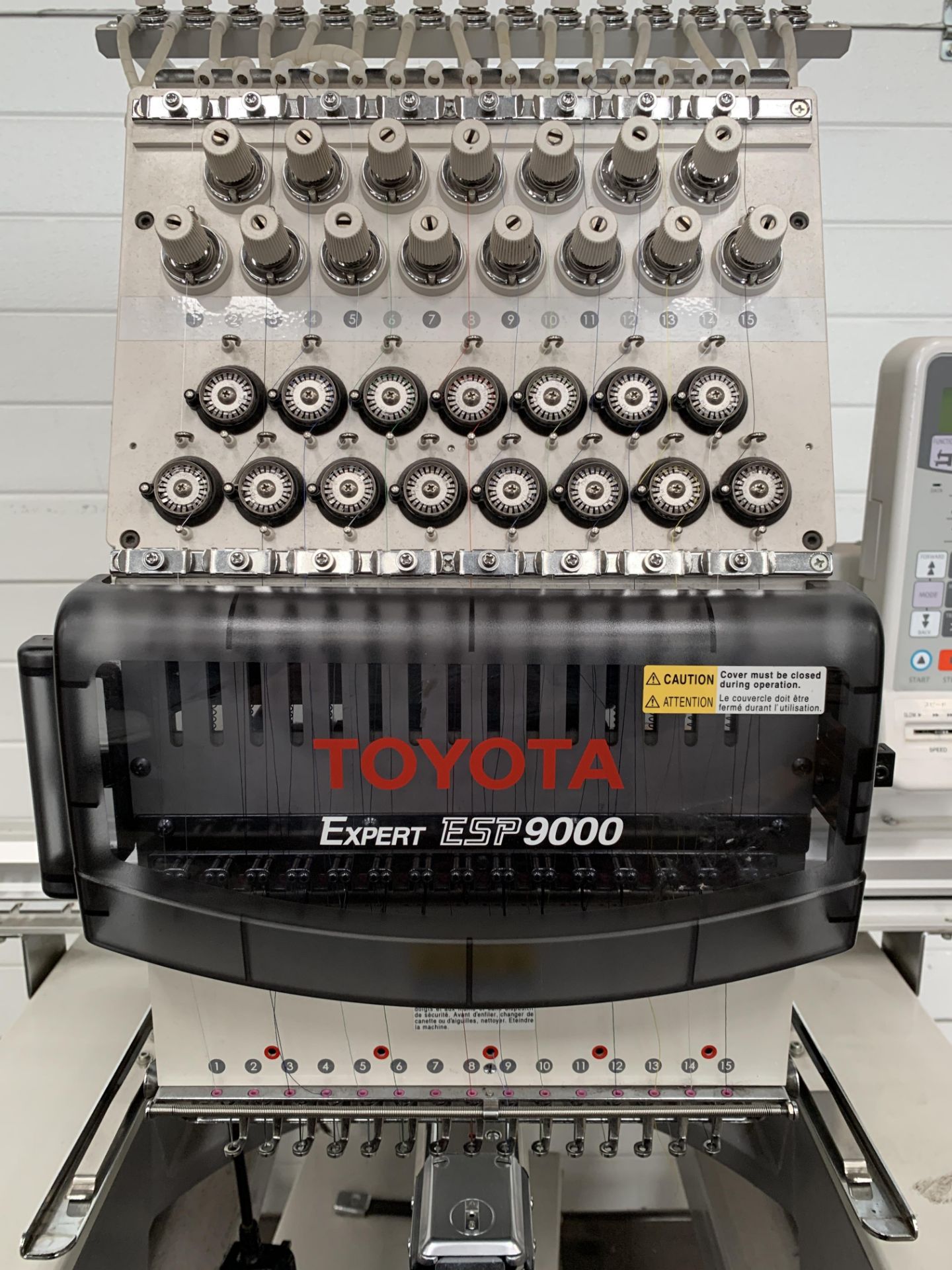 Toyota Expert Single Head Embroidery Machine - Bild 5 aus 12