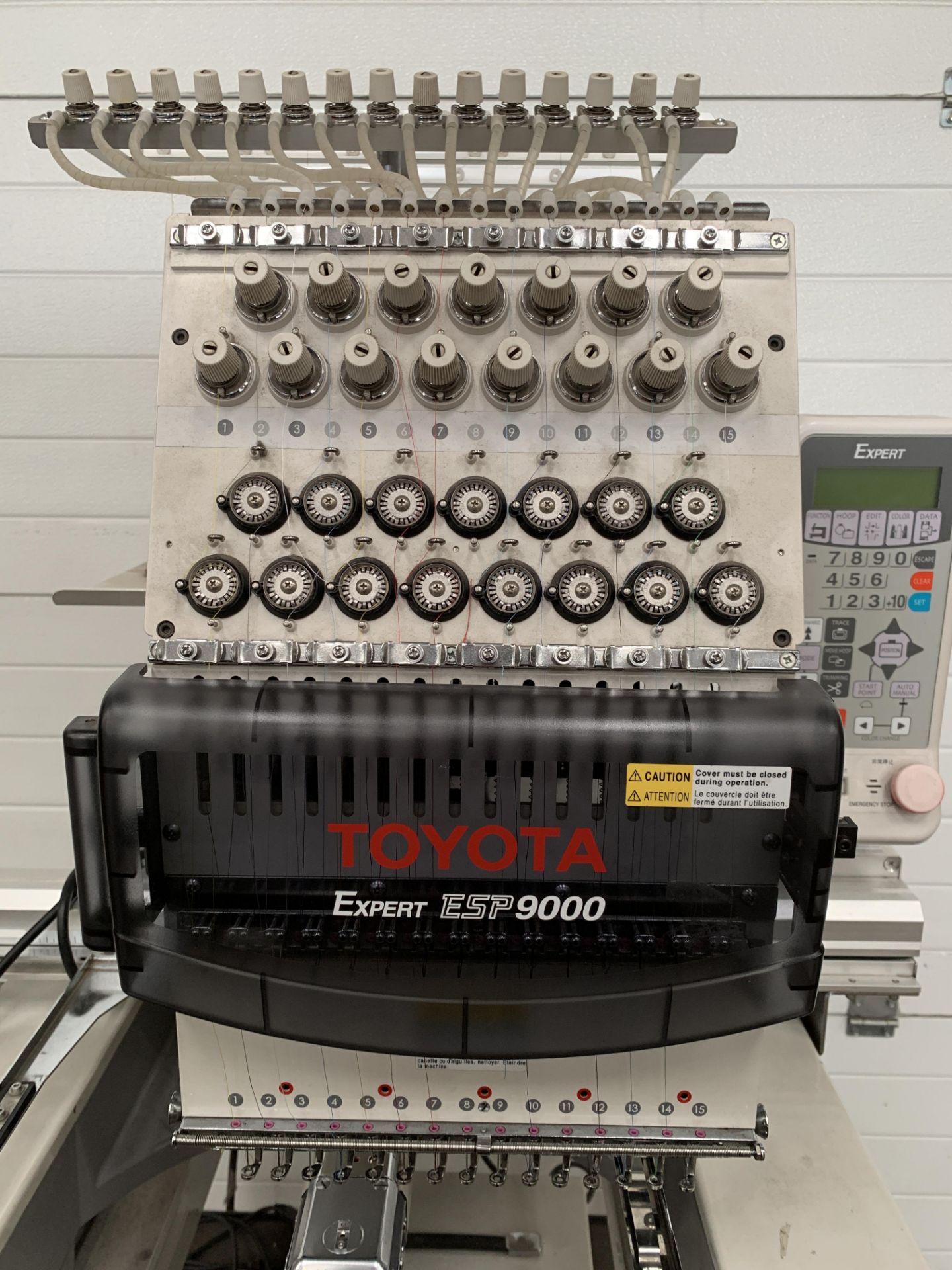 Toyota Expert Single Head Embroidery Machine - Bild 3 aus 12