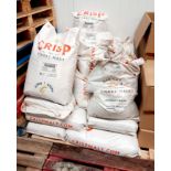 Approximately 20x Crisp 25kg bags of various malt