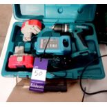 Makita 8391D drill with 2 batteries & charger