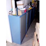 2 x TCG blue steel cabinets