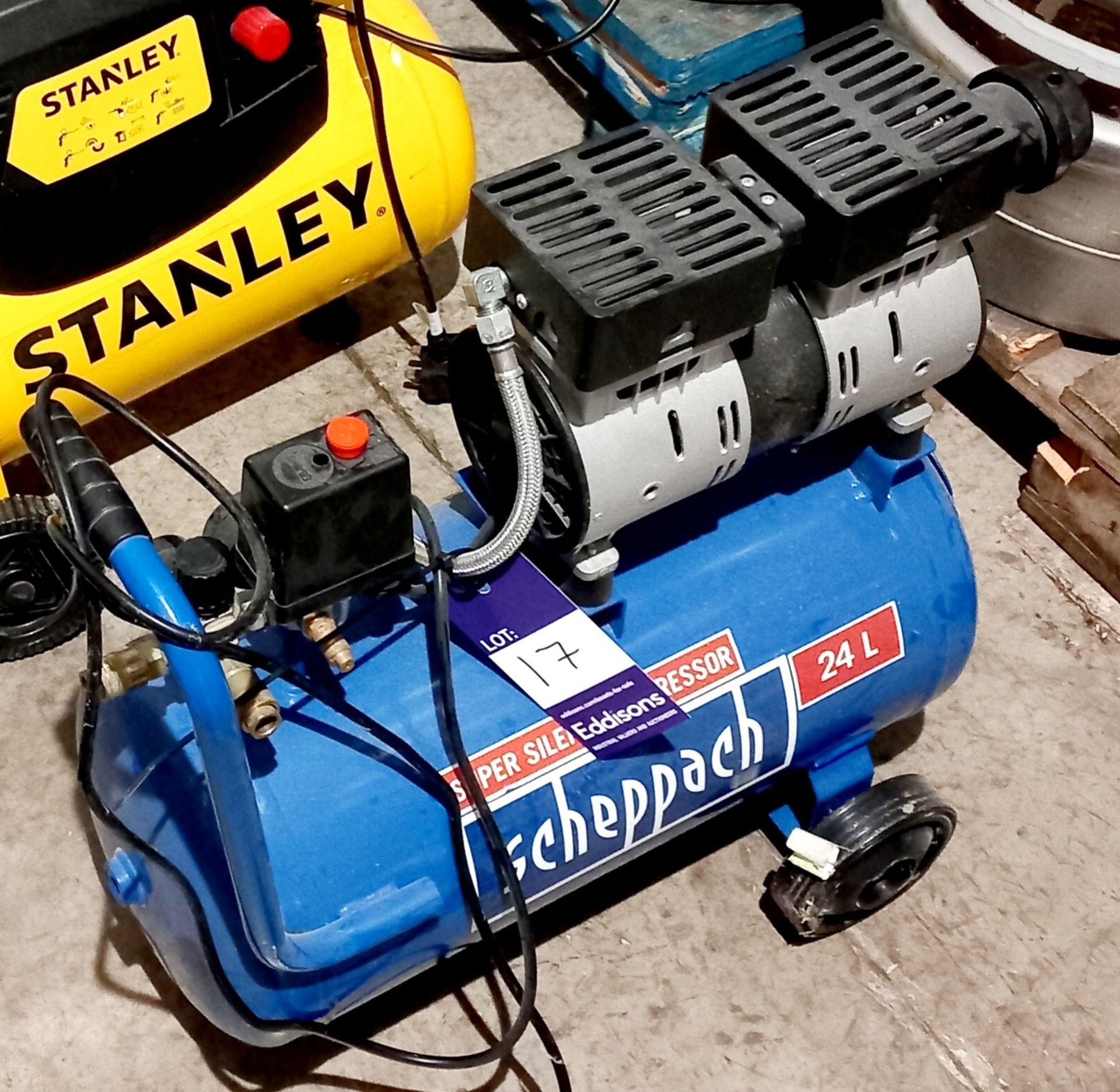 Scheppach 24L Silent Mobile Compressor