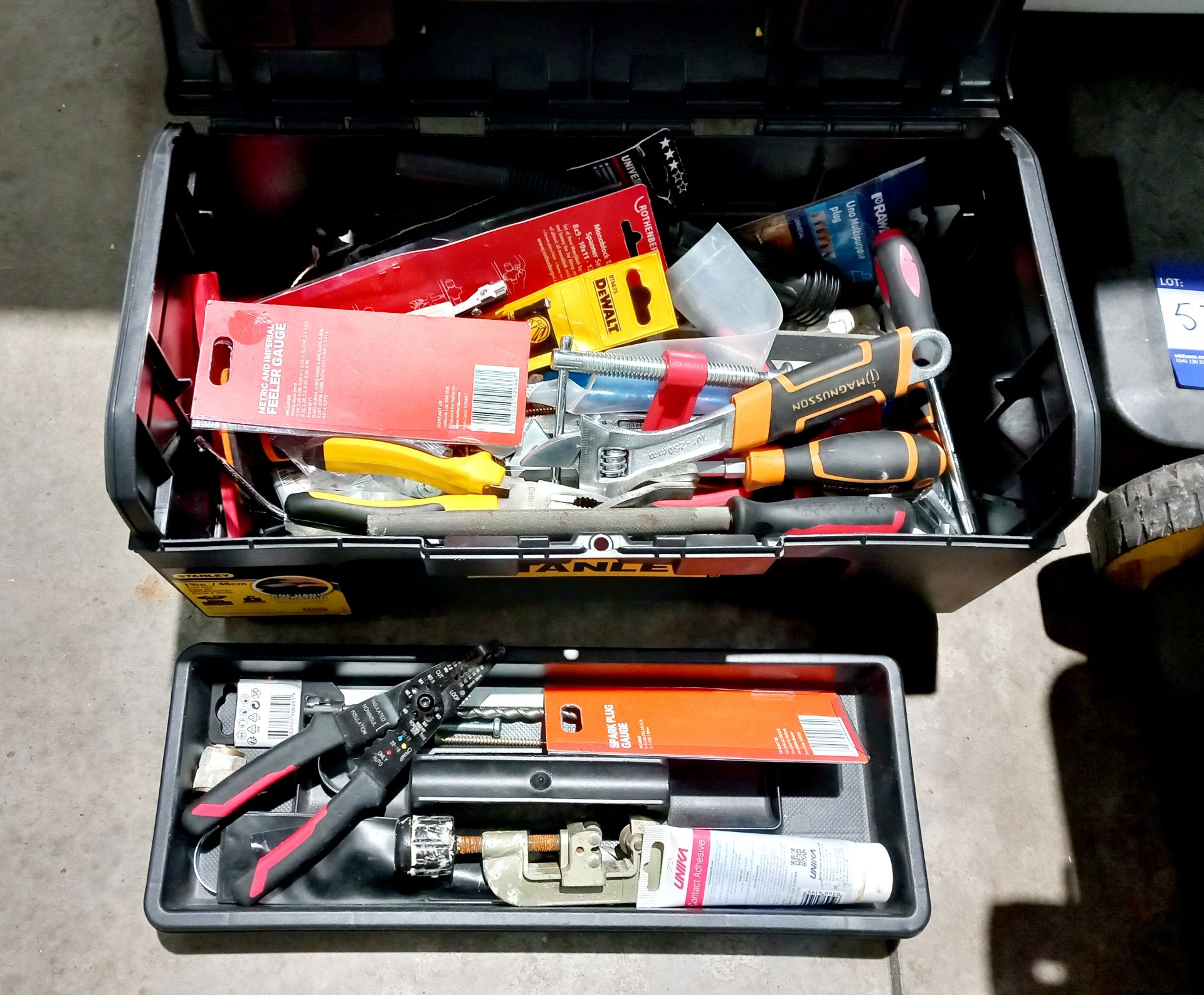 3 x Various Stanley tool boxes & contents - Image 2 of 4