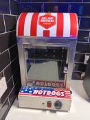 Hot Dog Brothers American Classic Countertop Hot Dog Display Steamer Machine
